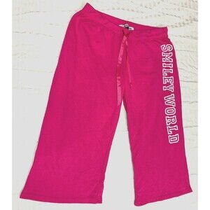 SMILEY WORLD WOMENS CAPRIS PANTS SIZE M